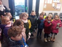 Wizyta dzieci z gr. Zajączki na Komisariacie Policji w Mszczonowie dn. 27.11.19