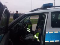 Zajączki podczas spotkania z policjantem na Komisariacie Policji dn. 27.11.19 (3)