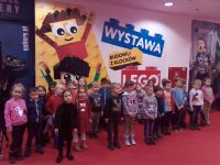 Zzajączki na wycieczce w Warszawie na wystawie klacków LEGO 04.02.2020