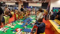 Przedszkolaki na wystawie klocków LEGO