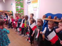 Odśpiewanie hymnu  Polski
