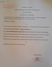 Zarządzenie Dyrektora MP1